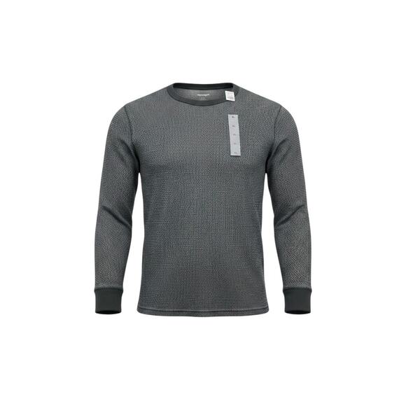 Old Navy Other - Old Navy Men's XL Gray Black Lightweight Waffle Knit Long Sleeve Shirt NWT